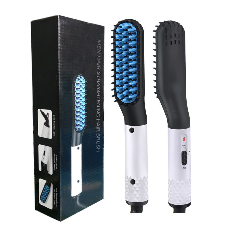 Multifunctional Hair and Beard Straightening Comb for Men