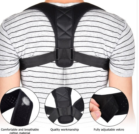 Adjustable Posture Corrector with Back Support Strap, Shoulder Spine Support, Lumbar Posture Orthopedic Belt