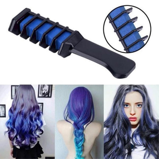 Mini Temporary Disposable Crayon Hair Color Mascara with Dye Chalk and Brush